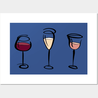 glass of wine 2 Posters and Art